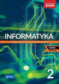 Okładka książki Informatyka LO 2 podr. ZP 2025 WSIP