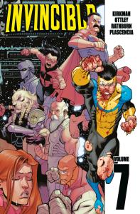 Invincible. Tom 7. Autor: Kirkman Robert, Ryan Ottley, Rathburn Cliff, FCO. Dobreksiazki.pl Okładka książki Invincible. Tom 7