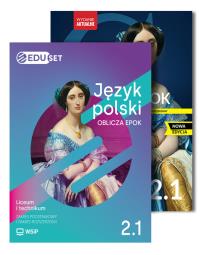 Okładka książki J. polski LO 2.1 Oblicza epok Eduset + podr ZPiR