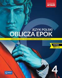 Okładka książki J.polski LO Oblicza epok 4 ZPiR w.2025 WSIP