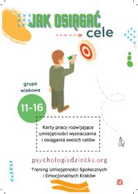 Jak osiągać CELE (11+). Autor: Izabella Oliwia Galon, Patrycja Kadula. Dobreksiazki.pl Okładka książki Jak osiągać CELE (11+)