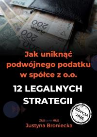 Okładka książki Jak uniknąć podwójnego podatku w spółce z o.o.