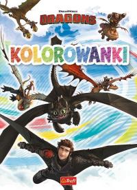 Jak wytresować smoka Kolorowanki. Autor: Opracowanie zbiorowe. Dobreksiazki.pl Okładka książki Jak wytresować smoka Kolorowanki