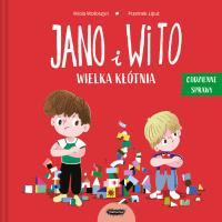 Jano i Wito. Wielka kłótnia. Autor: Wiola Wołoszyn. Dobreksiazki.pl Okładka książki Jano i Wito. Wielka kłótnia