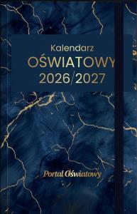 Okładka książki Kalendarz 2026/2027 oświatowy ciemny