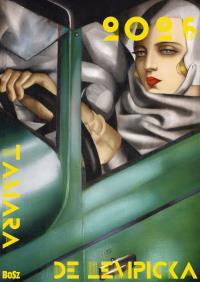 Okładka książki Kalendarz 2026 A3 Tamara Łempicka wzór 2