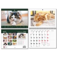 Opakowanie Kalendarz 2026 A3 terminarz 13p Koty