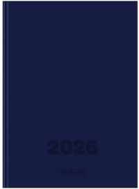 Kalendarz 2026 A4 dzienny Szefa DTP granat HERLITZ. Wydawca: HERLITZ. Dobreksiazki.pl Opakowanie Kalendarz 2026 A4 dzienny Szefa DTP granat HERLITZ