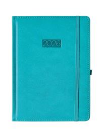 Opakowanie Kalendarz 2026 A4 Elegance dzienny V7 turkusowy K-A4D