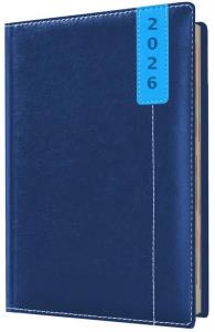 Kalendarz 2026 A4 tygodniowy registry niebieski. Wydawca: Evena. Dobreksiazki.pl Opakowanie Kalendarz 2026 A4 tygodniowy registry niebieski