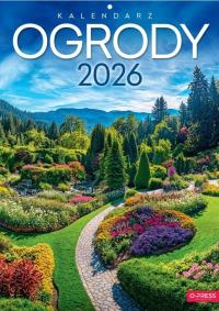 Kalendarz 2026 A4 Wieloplanszowy Ogrody. Wydawca: O-press. Dobreksiazki.pl Opakowanie Kalendarz 2026 A4 Wieloplanszowy Ogrody
