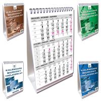 Opakowanie Kalendarz 2026 A5 biurkowy trójdzielny pionowy 1szt.mix