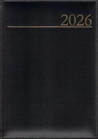 Kalendarz 2026 A5 dzienny Madrid czarny. Wydawca: Edycja Świętego Pawła. Dobreksiazki.pl Opakowanie Kalendarz 2026 A5 dzienny Madrid czarny