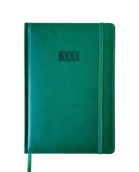 Opakowanie Kalendarz 2026 A5 LUX tygodniowy zielony V1 K-A5T L