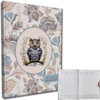 Opakowanie Kalendarz 2026 A5 tygodniowy rozkładówka Sowa Boho