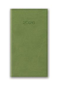 Opakowanie Kalendarz 2026 A6 tygodniowy kieszonkowy Vivella Jasnozielony