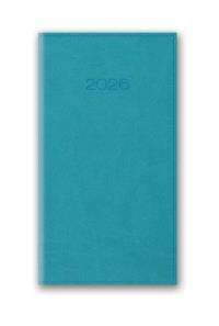 Opakowanie Kalendarz 2026 A6 tygodniowy kieszonkowy Vivella Turkusowy
