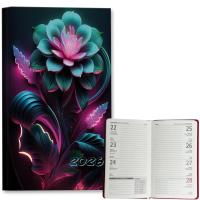 Opakowanie Kalendarz 2026 A6 tygodniowy Neonowe Kwiaty