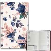 Opakowanie Kalendarz 2026 A6 tygodniowy Niebieskie Róże