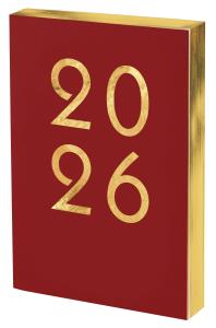 Kalendarz 2026 Art A5 DNS czerwony. Wydawca: Antra kalendarze. Dobreksiazki.pl Opakowanie Kalendarz 2026 Art A5 DNS czerwony