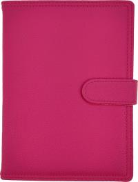 Opakowanie Kalendarz 2026 B5 dzienny z zapięciem ekoskóra malinowy