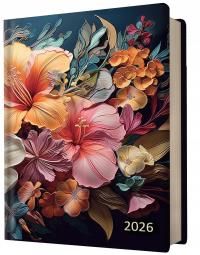 Kalendarz 2026 B6 dzienny kwiaty. Wydawca: Evena. Dobreksiazki.pl Opakowanie Kalendarz 2026 B6 dzienny kwiaty