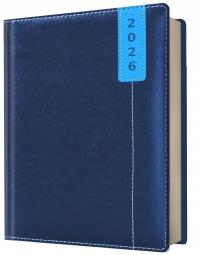 Kalendarz 2026 B6 dzienny niebieski. Wydawca: Evena. Dobreksiazki.pl Opakowanie Kalendarz 2026 B6 dzienny niebieski