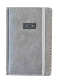 Opakowanie Kalendarz 2026 B6 LUX dzienny szary V4 K-B6D L