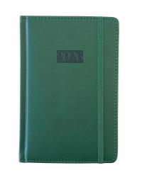 Opakowanie Kalendarz 2026 B6 LUX dzienny zielony V1 K-B6D L