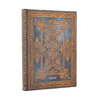 Kalendarz 2026 Blue Luxe dzienny Midi. Wydawca: PAPERBLANKS kalendarze. Dobreksiazki.pl Opakowanie Kalendarz 2026 Blue Luxe dzienny Midi