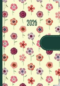 Kalendarz 2026 dzienny Natura Kwiatki kremowe. Wydawca: KALPOL.BIS kalendarze. Dobreksiazki.pl Opakowanie Kalendarz 2026 dzienny Natura Kwiatki kremowe
