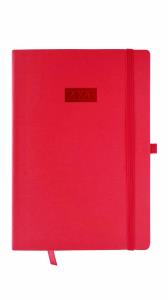 Opakowanie Kalendarz 2026 Flex A5 dzienny czerwony V4 K-A5D