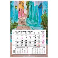 Opakowanie Kalendarz 2026 jednodzielny główka płaska Maroko