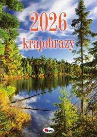 Kalendarz 2026 Krajobrazy SM1. Wydawca: AWM kalendarze. Dobreksiazki.pl Opakowanie Kalendarz 2026 Krajobrazy SM1