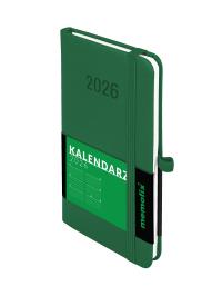 Kalendarz 2026 Memofix A6 TDW zielony. Wydawca: Antra kalendarze. Dobreksiazki.pl Opakowanie Kalendarz 2026 Memofix A6 TDW zielony
