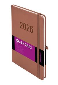 Kalendarz 2026 Memofix B5 TDW mocha mousse. Wydawca: Antra kalendarze. Dobreksiazki.pl Opakowanie Kalendarz 2026 Memofix B5 TDW mocha mousse