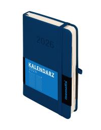 Kalendarz 2026 Memofix B6 DNS granatowy. Wydawca: Antra kalendarze. Dobreksiazki.pl Opakowanie Kalendarz 2026 Memofix B6 DNS granatowy