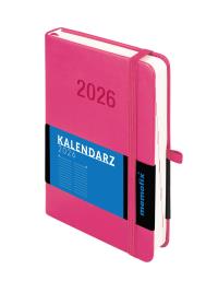 Kalendarz 2026 Memofix B6 DNS różowy. Wydawca: Antra kalendarze. Dobreksiazki.pl Opakowanie Kalendarz 2026 Memofix B6 DNS różowy