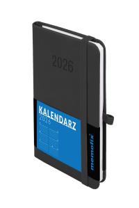Kalendarz 2026 Memofix B6 TDW czarny. Wydawca: Antra kalendarze. Dobreksiazki.pl Opakowanie Kalendarz 2026 Memofix B6 TDW czarny