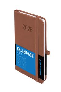 Kalendarz 2026 Memofix B6 TDW mocha mousse. Wydawca: Antra kalendarze. Dobreksiazki.pl Opakowanie Kalendarz 2026 Memofix B6 TDW mocha mousse