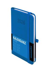 Kalendarz 2026 Memofix B6 TDW niebieski. Wydawca: Antra kalendarze. Dobreksiazki.pl Opakowanie Kalendarz 2026 Memofix B6 TDW niebieski