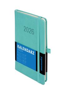 Kalendarz 2026 Memofix B6 TDW turkusowy. Wydawca: Antra kalendarze. Dobreksiazki.pl Opakowanie Kalendarz 2026 Memofix B6 TDW turkusowy