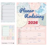 Kalendarz 2026 miesięczny Planer Rodzinny HELMA. Wydawca: Helma. Dobreksiazki.pl Opakowanie Kalendarz 2026 miesięczny Planer Rodzinny HELMA