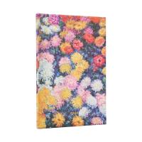 Kalendarz 2026 Monet’s Chrysanthemums tygodniowy HOR Maxi. Wydawca: PAPERBLANKS kalendarze. Dobreksiazki.pl Opakowanie Kalendarz 2026 Monet’s Chrysanthemums tygodniowy HOR Maxi