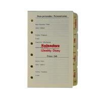 Opakowanie Kalendarz 2026 pełny Wkład do Organizera Notes Finanse Adresy 7,5x12,5 cm WKLORS-05-Set