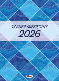 Kalendarz 2026 planer miesięczny A4 Kwadraty. Wydawca: AWM kalendarze. Dobreksiazki.pl Opakowanie Kalendarz 2026 planer miesięczny A4 Kwadraty