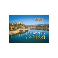 Kalendarz 2026 pozdrowienia z Polski. Wydawca: Edycja Świętego Pawła. Dobreksiazki.pl Opakowanie Kalendarz 2026 pozdrowienia z Polski