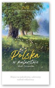 Kalendarz 2026 reklamowy Polska w malarstwie. Wydawca: Lucrum. Dobreksiazki.pl Opakowanie Kalendarz 2026 reklamowy Polska w malarstwie