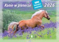 Kalendarz 2026 rodzinny Konie w plenerze. Wydawca: Lucrum. Dobreksiazki.pl Opakowanie Kalendarz 2026 rodzinny Konie w plenerze