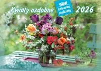 Kalendarz 2026 rodzinny Kwiaty ozdobne. Wydawca: Lucrum. Dobreksiazki.pl Opakowanie Kalendarz 2026 rodzinny Kwiaty ozdobne